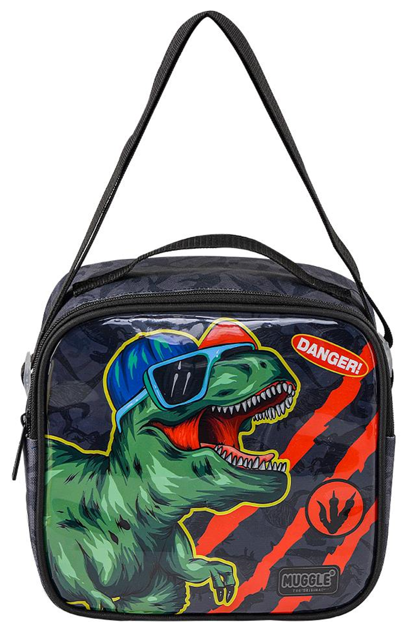Muggle Danger Dino Siyah Beslenme Çantası MU-9260