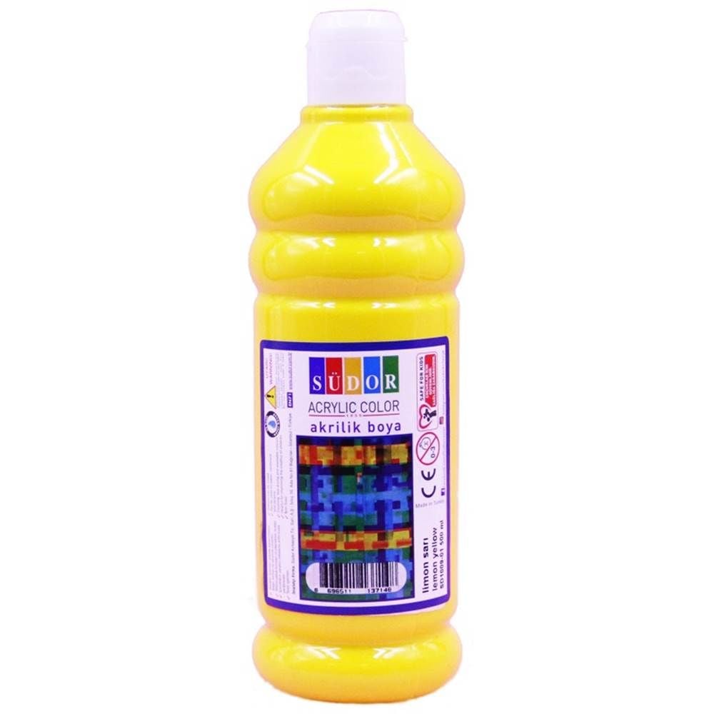 Südor Akrilik Boya 500 ml Sarı 1009-01