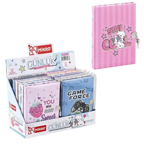 Mikro MK-621 Kilitli Hatıra Defteri