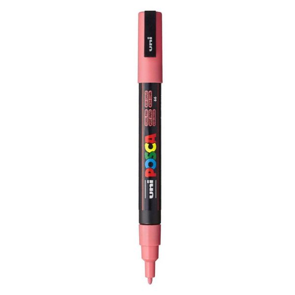 Uniball Posca Boyama Markörü PC-3M 09-1.3 mm Mercan Pembe