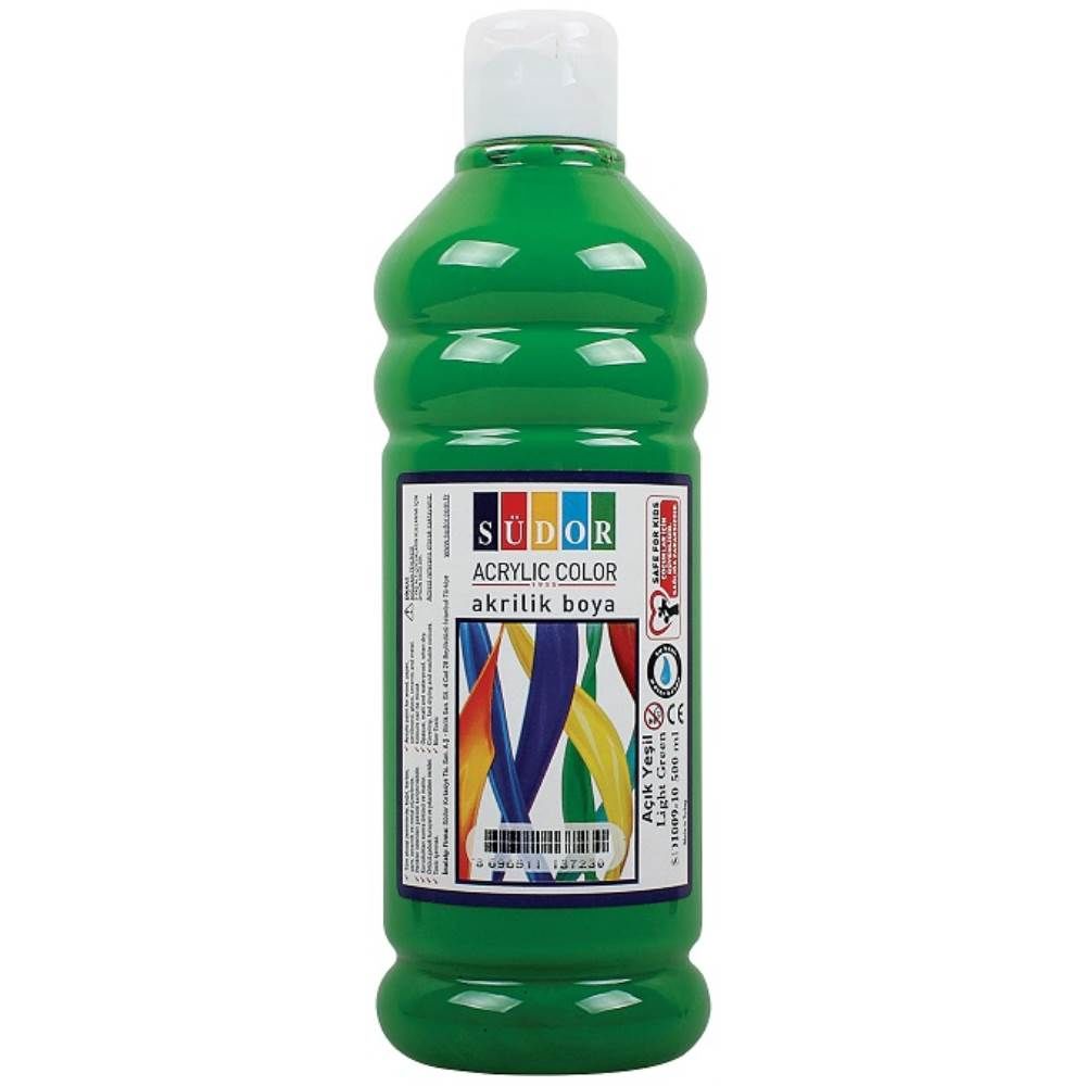 Südor Akrilik Boya 500 ml Açık Yeşil 1009-10