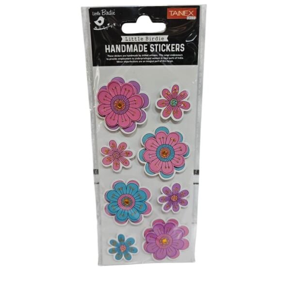 Tanex Sticker Handmade Taşlı Çiçek Serisi 2803005