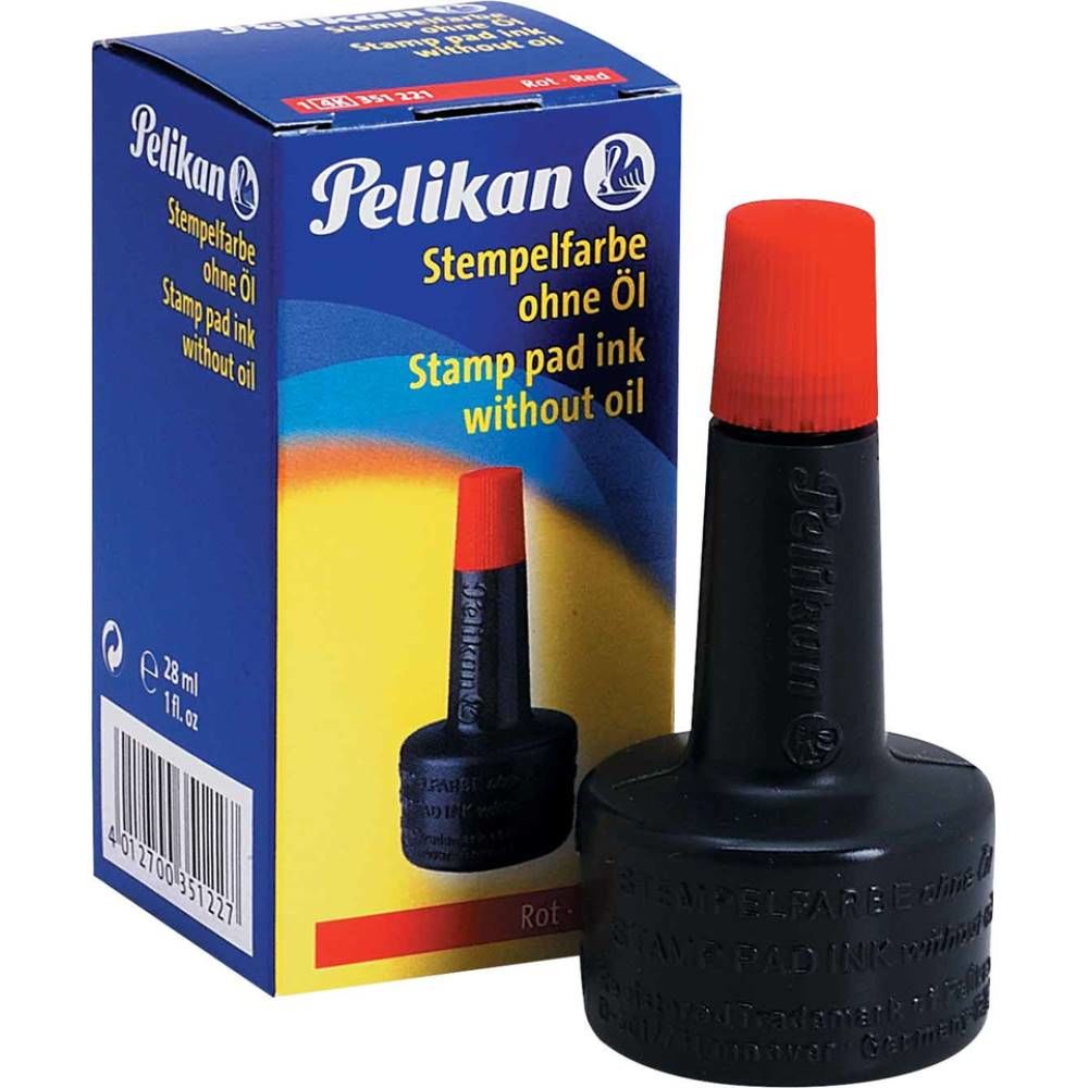 Pelikan Istampa Mürekkebi 28 Cc Kırmızı 351221