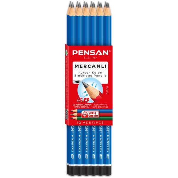 Pensan Kurşun Kalem Mercanlı 56260