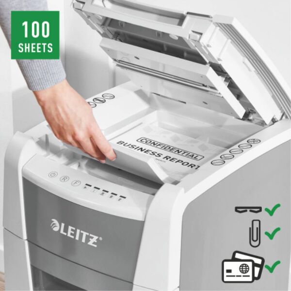 Leıtz Evrak İmha Makinesi Iq Offıce P4 8011 100 Yaprak Kapasiteli