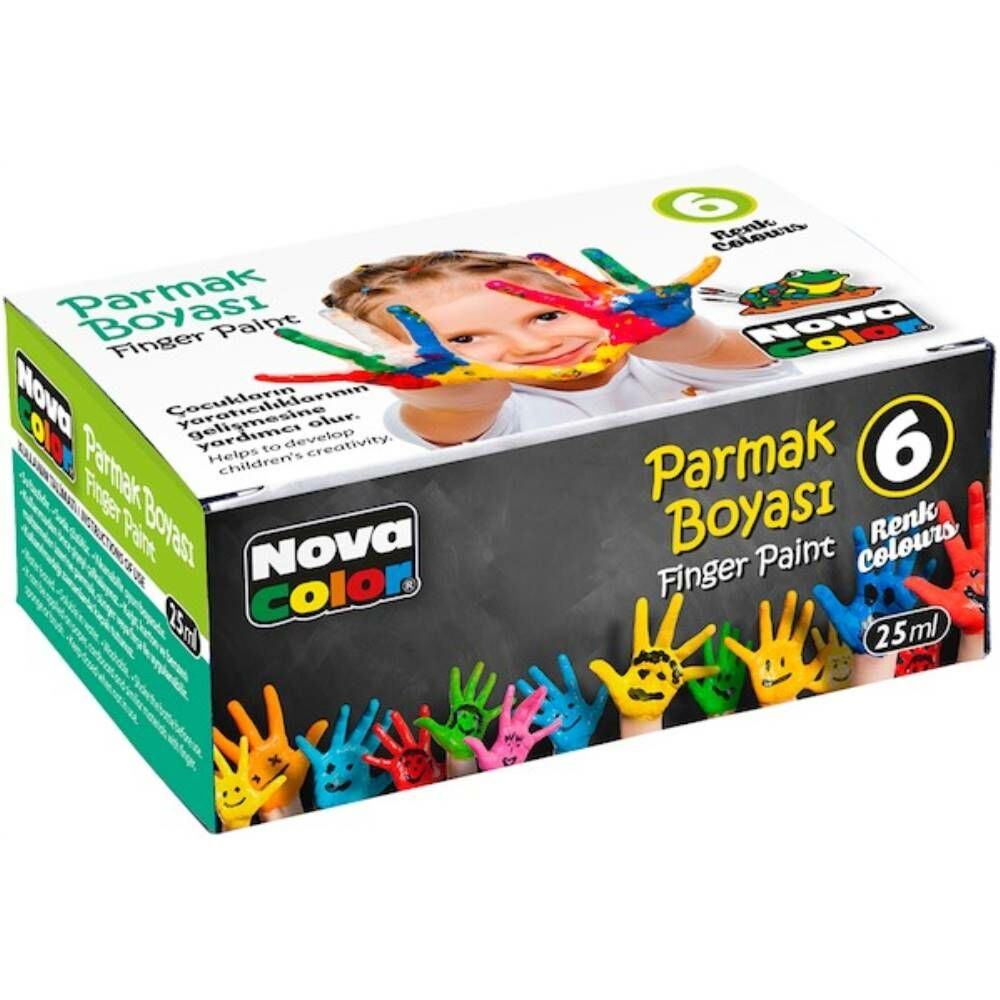 Nova Color Parmak Boyası 25 Cc 6 Lı Nc-138