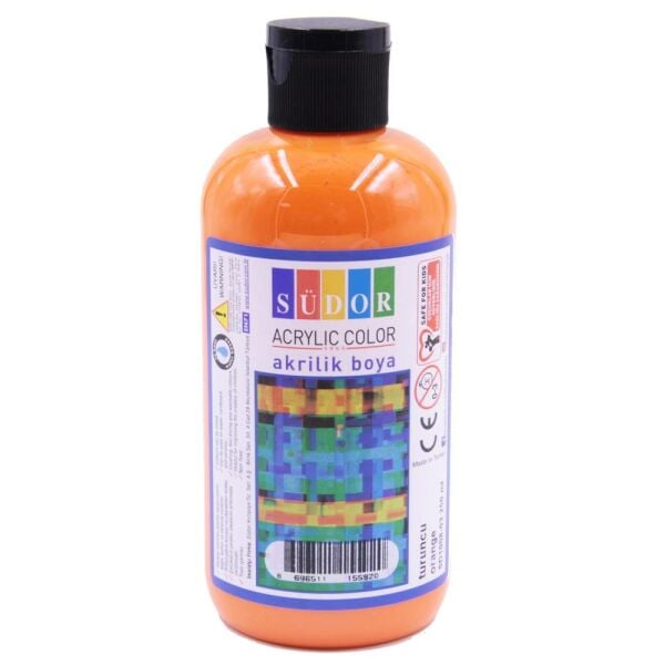 Südor Akrilik Boya 250 Ml Turuncu Sd1008-03