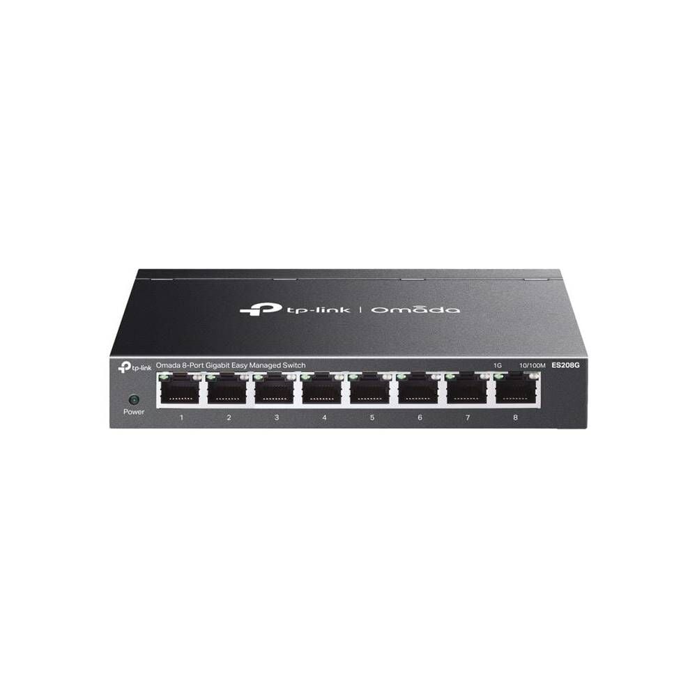 Omada TP-Link ES208G 8 Port 10-100-1000 Mbps Yönetilebilir Switch