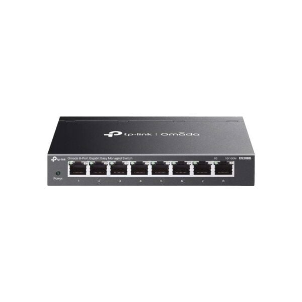 Omada TP-Link ES208G 8 Port 10-100-1000 Mbps Yönetilebilir Switch