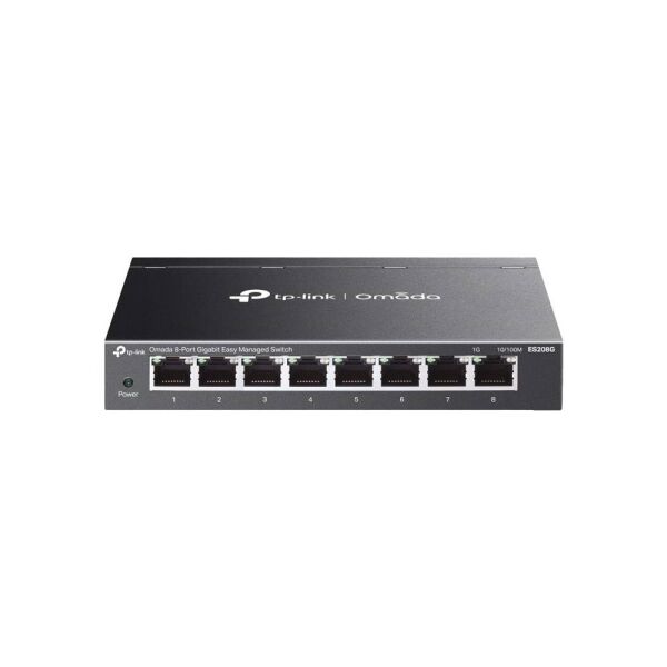 Omada TP-Link ES208G 8 Port 10-100-1000 Mbps Yönetilebilir Switch