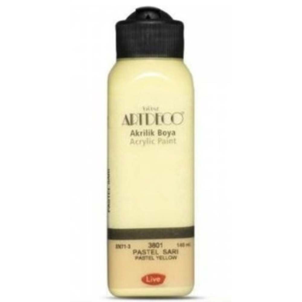 Artdeco Akrilik Boya Pastel 140 Ml Sarı Y-070R-3801