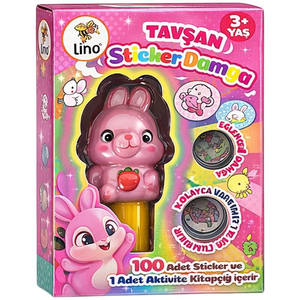 Lino LS-900-2 Tekrar Kullanılabilen Sticker Damga Tavşan