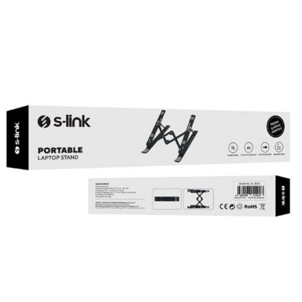 S-link SL-AL10 Siyah Alüminyum Laptop Stand