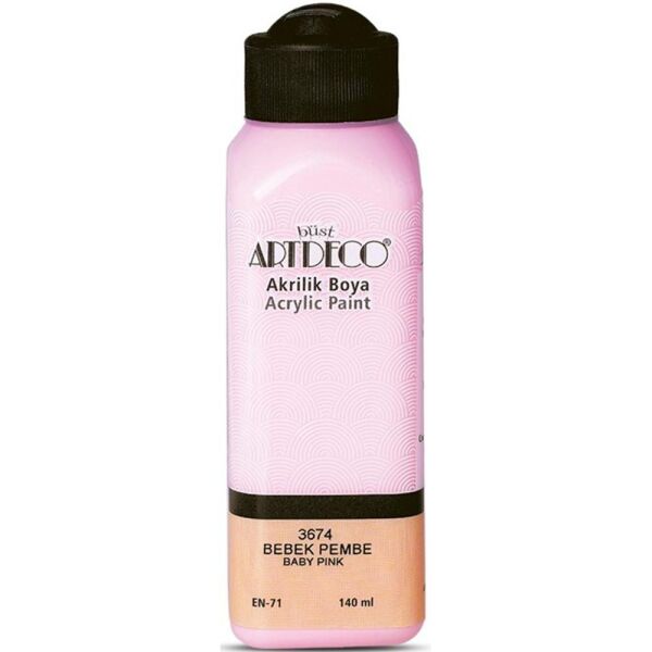 Artdeco Akrilik Boya 140 Ml Bebek Pembe Y-070R-3674