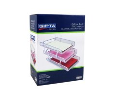 Gıpta Metal Evrak Rafı 3 lü Hareketli Gri F0011