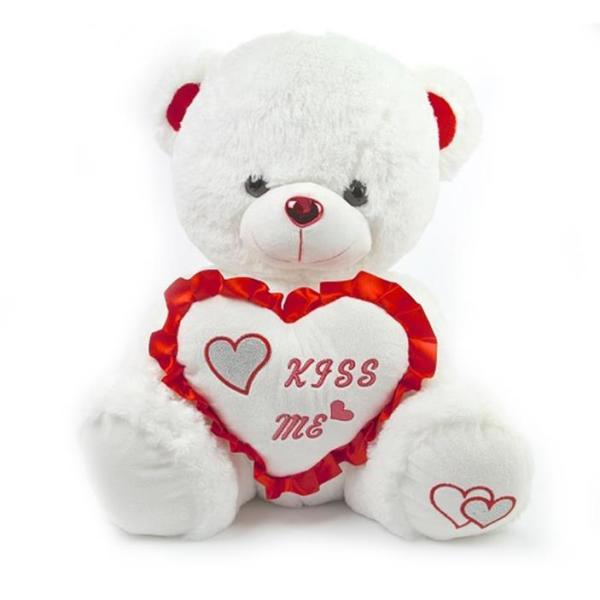 Peluş Ayı Kalpli 45 cm ABL08651/45