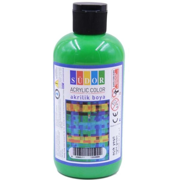 Südor Akrilik Boya 250 Ml Açık Yeşil Sd1008-10
