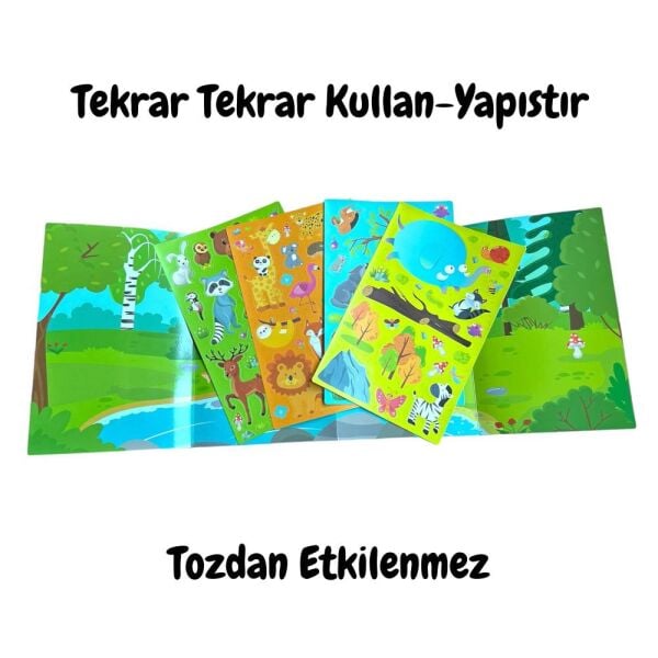 Lino LS-401 Tekrar Kullanılabilen Sticker Animal Paradise