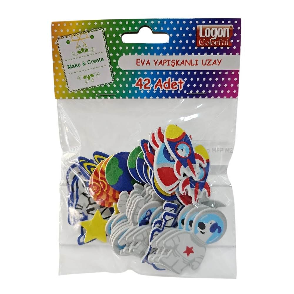 Logon Sticker Yapışkanlı Eva Uzay 4053