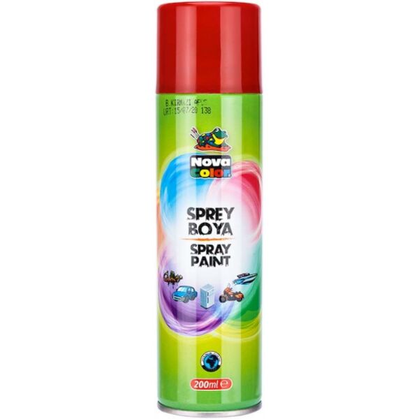 Nova Color Sprey Boya 200 Ml Kırmızı Nc-801