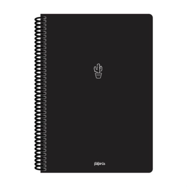 Mini 16x23 80 Yaprak Kareli Plastik Kapak Spiralli Defter 6298