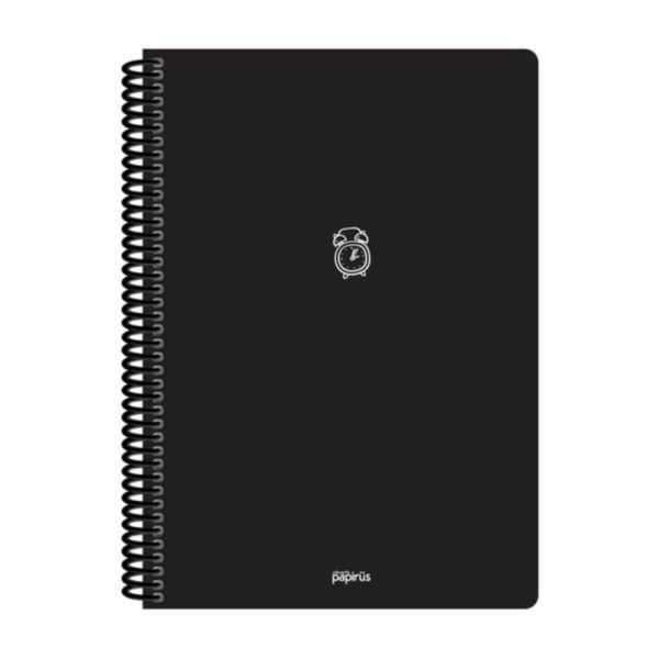 Mini 16x23 80 Yaprak Kareli Plastik Kapak Spiralli Defter 6298