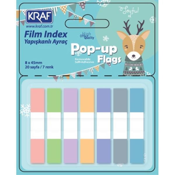 Kraf Index Fılm (Pp) 8X45 Mm Pop-Up 7 Renk X 20 Yp 51250