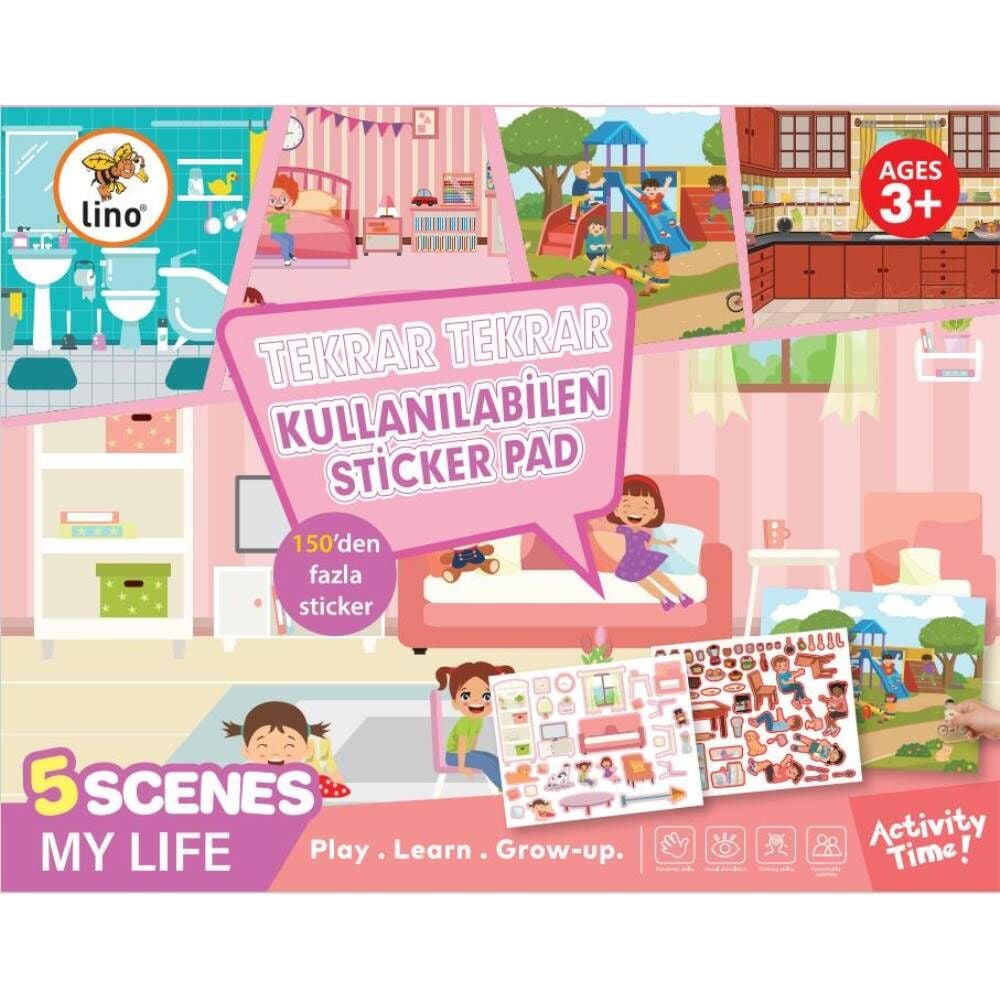 Lino LS-602 Tekrar Kullanılabilen Sticker Günlük Hayat