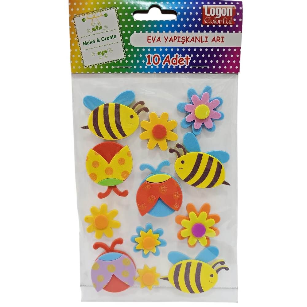 Logon Sticker Yapışkanlı Eva Arı 4046