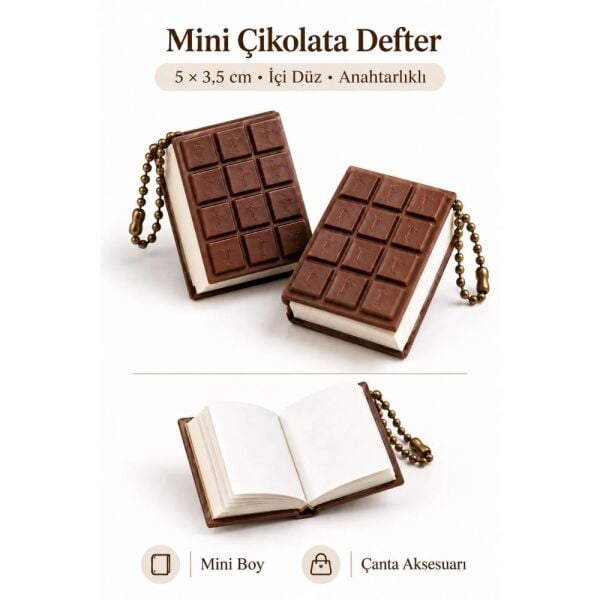 Mini Çikolata Kokulu Defter