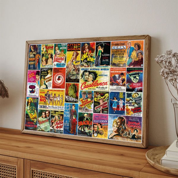 Vintage Movie Posters 1000 Parça Puzzle 20759
