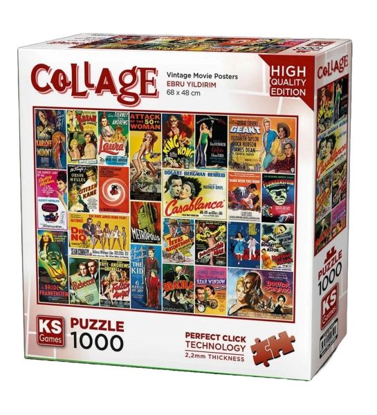 Vintage Movie Posters 1000 Parça Puzzle 20759