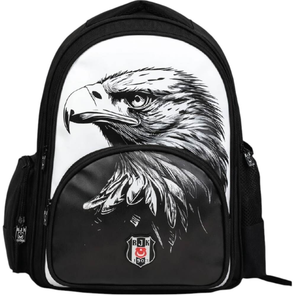 Beşiktaş Kara Kartal Suni Deri İlkokul Çantası 26361