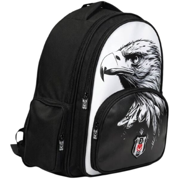 Beşiktaş Kara Kartal Suni Deri İlkokul Çantası 26361