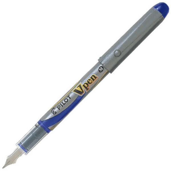 Pılot Dolmakalem V-Pen Sılver Mavi Svp-4M-L