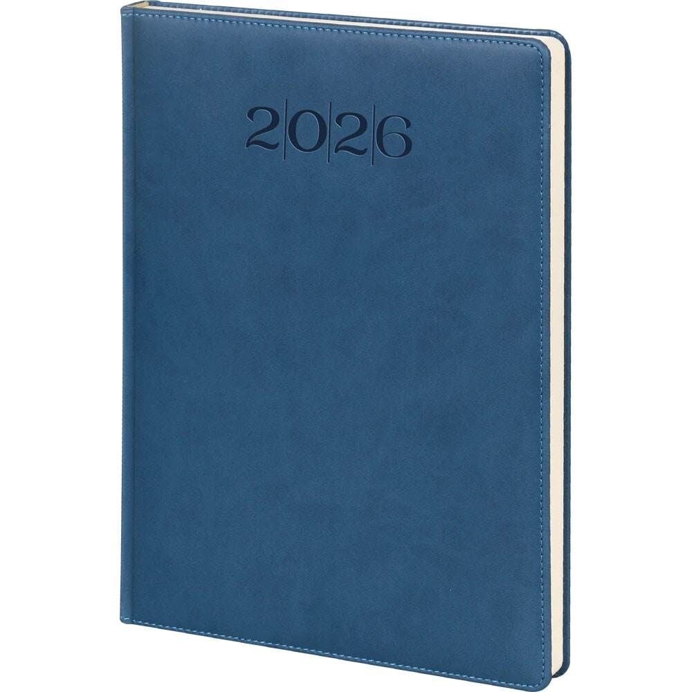 M-Ofis Darıca 2026 20x28 Spiralli Haftalık Ajanda Suni Deri Lacivert