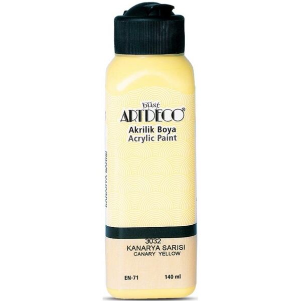 Artdeco Akrilik Boya 140 Ml Kanarya Sarı Y-070R-3032