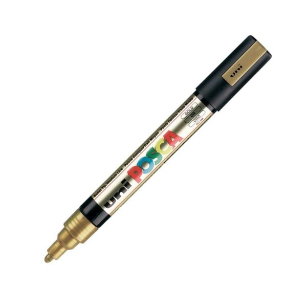 Uniball Posca Boyama Markörü PC-5M 1.8-2.5 mm Altın