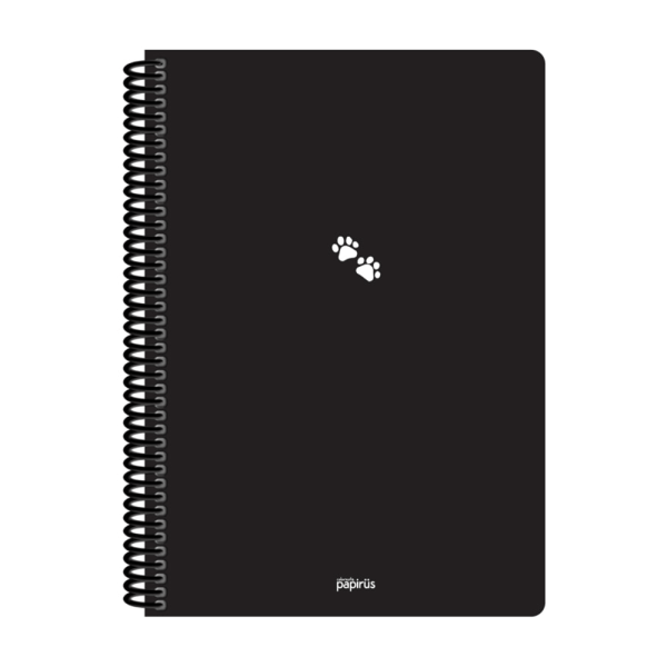 Mini 16x23 72 Yaprak Kareli Plastik Kapak Spiralli Defter 6281