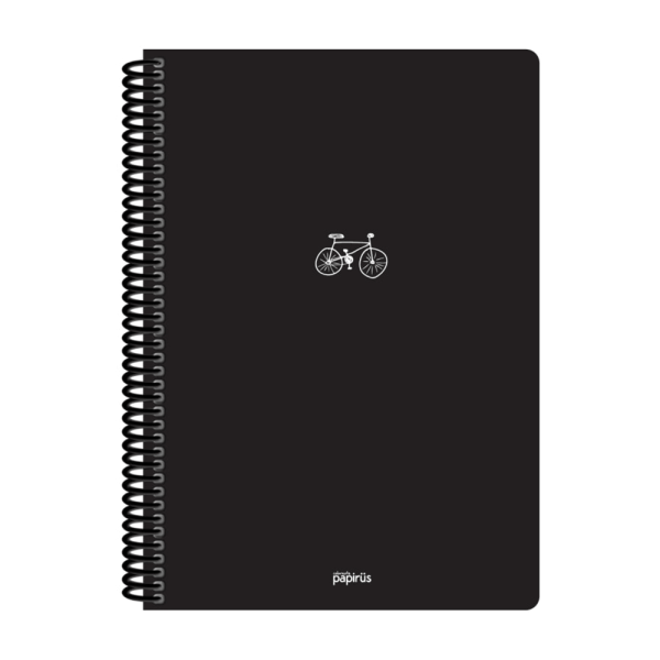 Mini 16x23 72 Yaprak Kareli Plastik Kapak Spiralli Defter 6281
