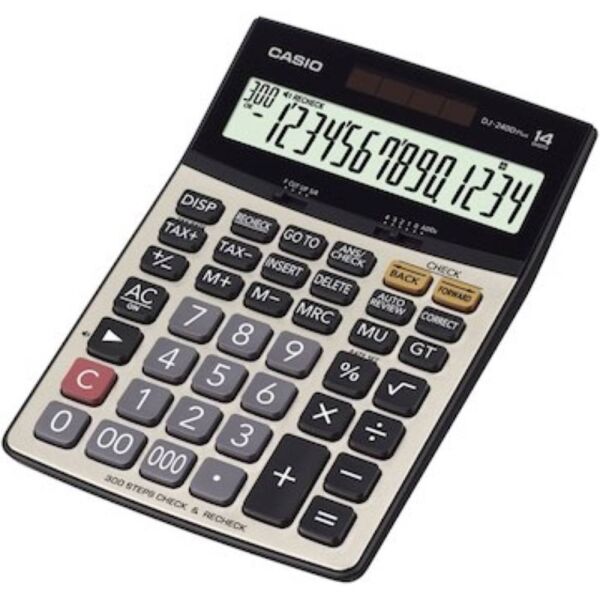 Casıo Hesap Makinesi Masaüstü Dj-240D Plus 14 Hane