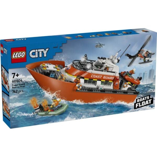 LEGO® City Sahil Güvenlik Kurtarma Botu ve Helikopteri 60504
