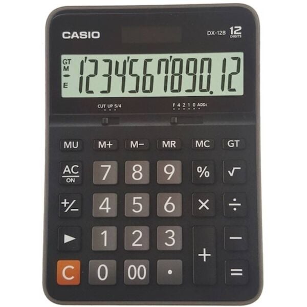 Casıo Hesap Makinesi Masaüstü Dx-12B-Bk 12 Hane