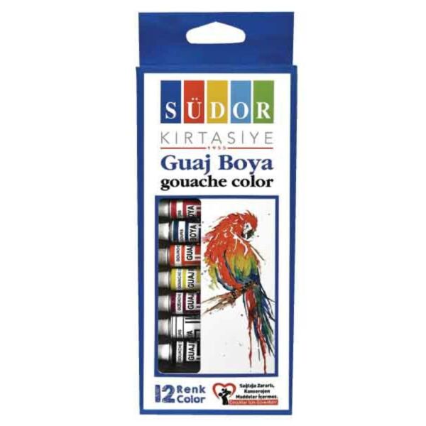 Südor Guaj Boya Set 12X8,5 Ml Sd575