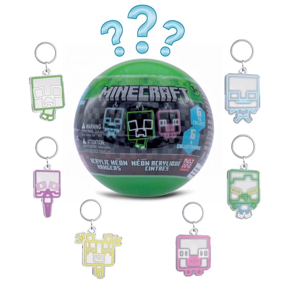 Minecraft Akrilik Neon Anahtarlık