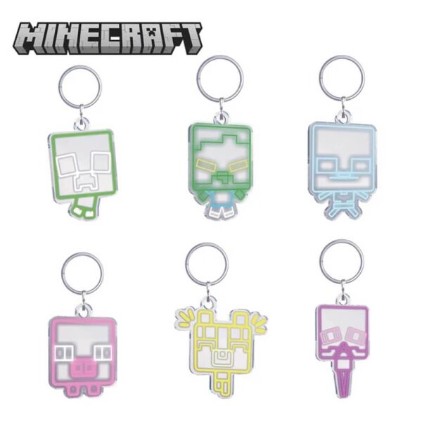 Minecraft Akrilik Neon Anahtarlık