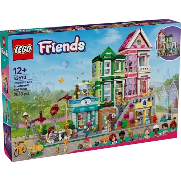 LEGO® Friends Heartlake City Daireleri ve Mağazaları 42670