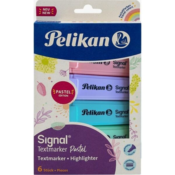 Pelikan Fosforlu Kalem Pastel Set   6 Lı Pl60078802fk6