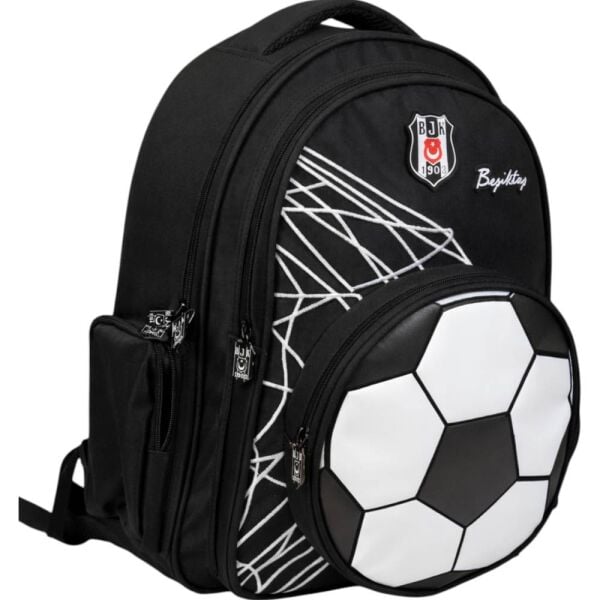 Beşiktaş 3D Suni Deri İlkokul Çantası 26383