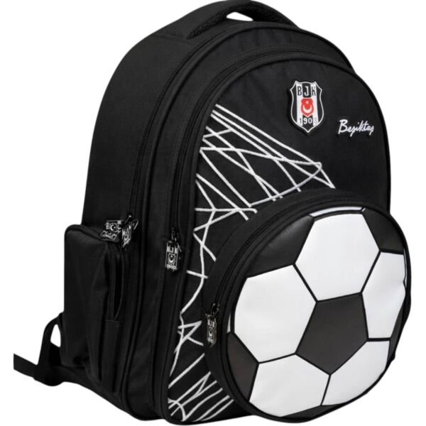 Beşiktaş 3D Suni Deri İlkokul Çantası 26383
